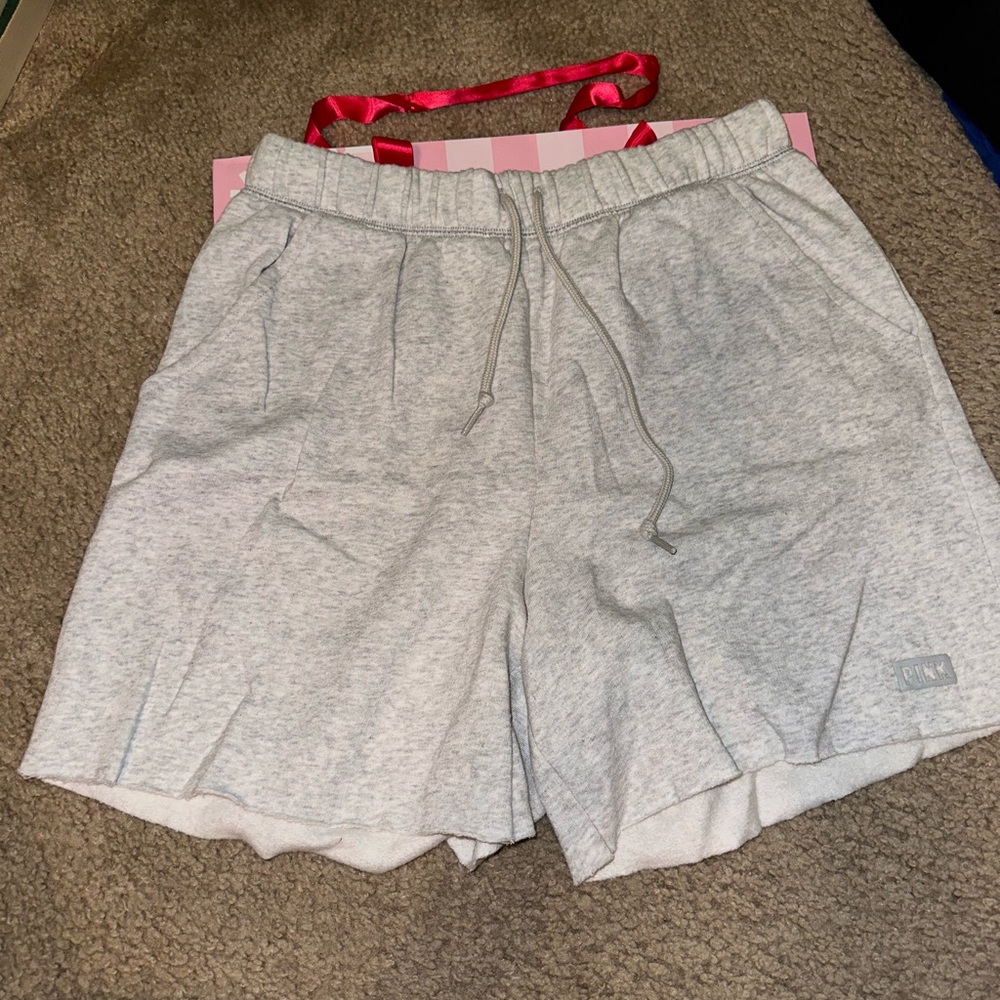 Pink logo dad shorts black and tan are new with tags. Gray is used. - Picture 10 of 10